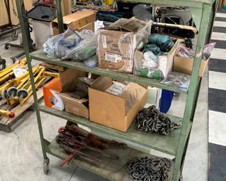 Come along, chains, rollable rack, Vintage hardware