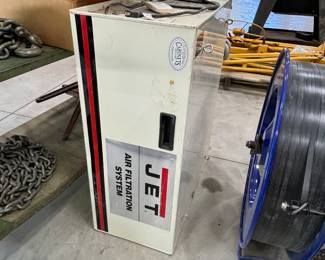 Jet air filtration system with remote