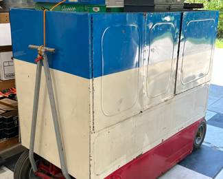 Rollable storage cart