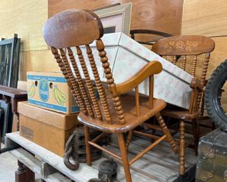 Antique chairs, other antiques