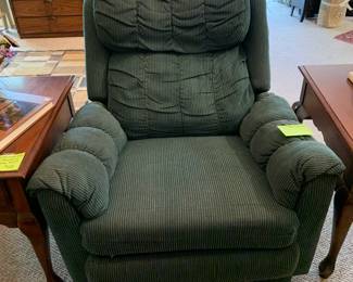 green recliner