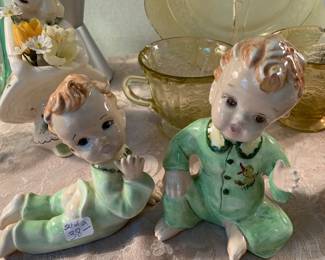 vintage porcelain babies