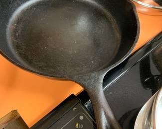7" cast iron frying pan, made in USA