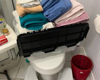 towels, potty step