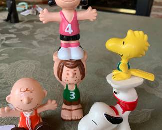 70's collectibles Peanuts "athletes", sold as set