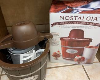 brand new ice cream maker (perfect for August)