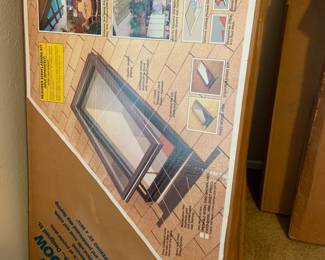 UPSTAIRS: 2 new-in-box roof windows.... never installed