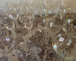Candlewick stemware