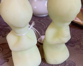 Fenton! pale yellow praying boy and girl (see next pic)