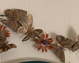 vintage tin wall art