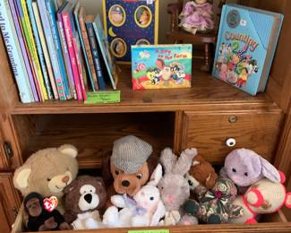 kids books, cuddly stuff