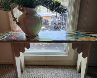 painted bench