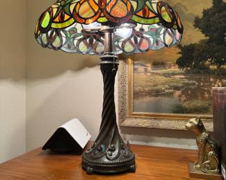 Tiffany style lamp