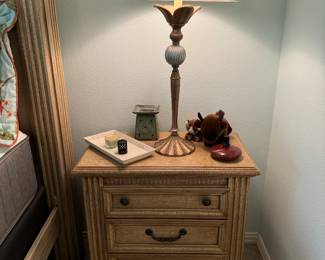 Nightstands and designer lamps 