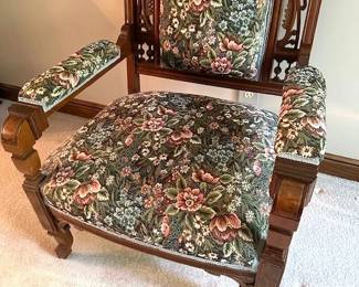 Eastlake upholstered chair