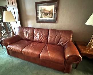 Leather sofa