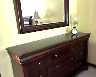Bernhardt dresser and mirror