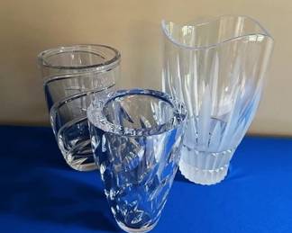 Waterford, Saska and Villeroy & Boch vases