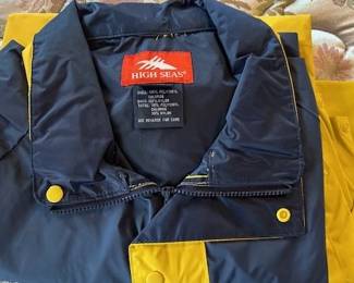 High Seas rain gear