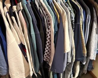 Men's polo shirts and short sleeved shirts