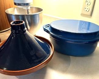 Tagine, LeCreuset cast iron oval casserole