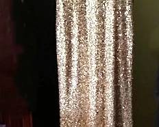 Sequined formal dress, size 8