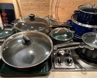 Pots & Pans: Tools of the Trade, Lodge, All-Clad, Avalon, Circulon, 