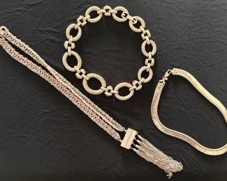 Silver costume jewelry