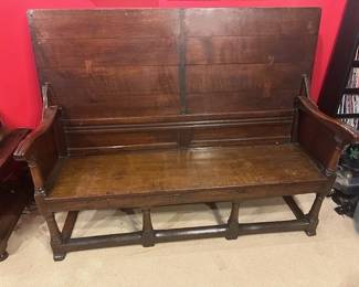 16th  Century Monk’s table/bench.  Imported from an English estate.