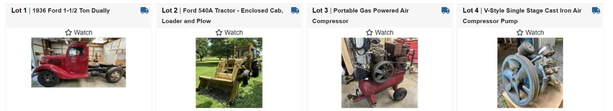 Ford Classic Truck Ford 540A Tractor  Air Compressors