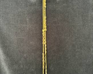 Gold plated belt by St. John