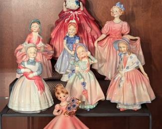 Porcelain Lady figurines