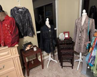 set of four graduated Chinese Ming-style stained mahogany relief carved nesting tables, E. 20th C.