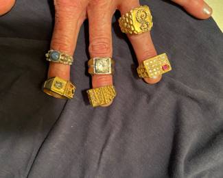 14K & 18 K men's rings