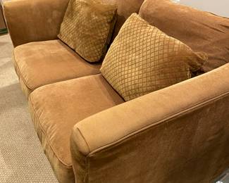 Loveseat 61" W x 37" D x 29" H $200 (small tear on the back upper left)