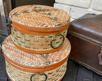 Pair of Asian Baskets $30