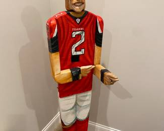 Wooden Falcon Guy 15" W x 62" H $35