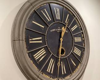 Round Wall Clock 38" dia $35