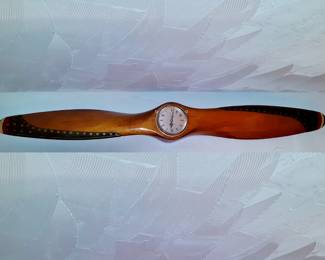 Ice boat propeller clock ~ untrimmed