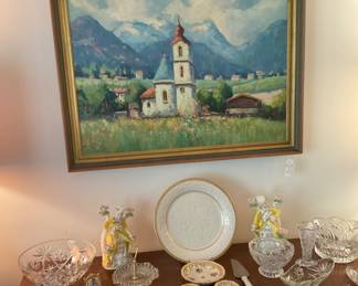 OIL ON CANVAS BY BONNEL 