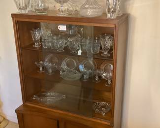VINTAGE MCM AMERICAN CHINA HUTCH OF MARTINSVILLE, VA