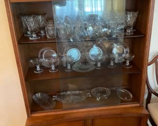 VINTAGE MCM AMERICAN CHINA HUTCH OF MARTINSVILLE, VA