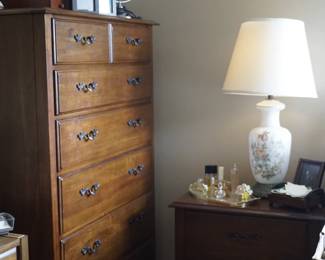 Thomasville chest of drawers and night stand