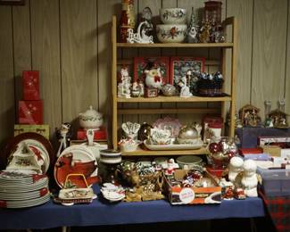 New or NOT vintage holiday items such as Roman Fontanini Nativity set, Christopher Radko, Hallmark Keepsakes and many Dillard's exclusives