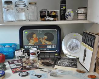 A collection of pieces Hersey, Pa. Cooking with Hersey's chocolate, history of the founder.