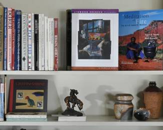 Lynwood Kreneck book - "Printmaker" and James Watkins book - "Meditation of Fire"