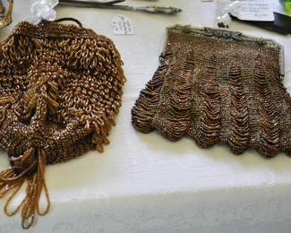 Antique beaded bags