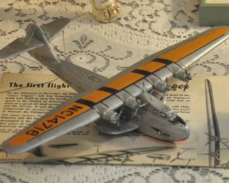 1955 Model Airplane of the first flight of the China Clipper that occurred in 1955.