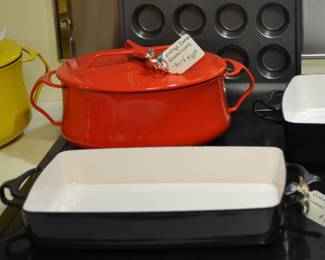 More Dansk cast iron enamel cookware