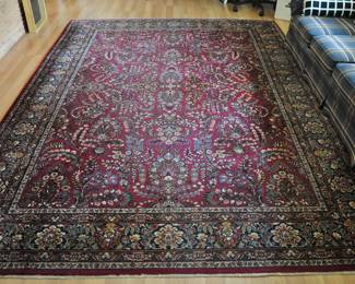Karastan rug, vintage, 104" by 146"